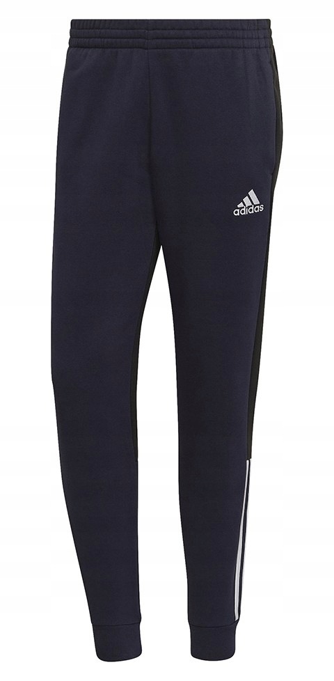 Kalhoty Adidas Essentials Colorblock Fleece tmavě modré HK2884 vel. S