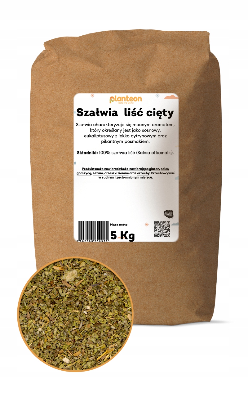 Šalvěj řezaný list 5 kg
