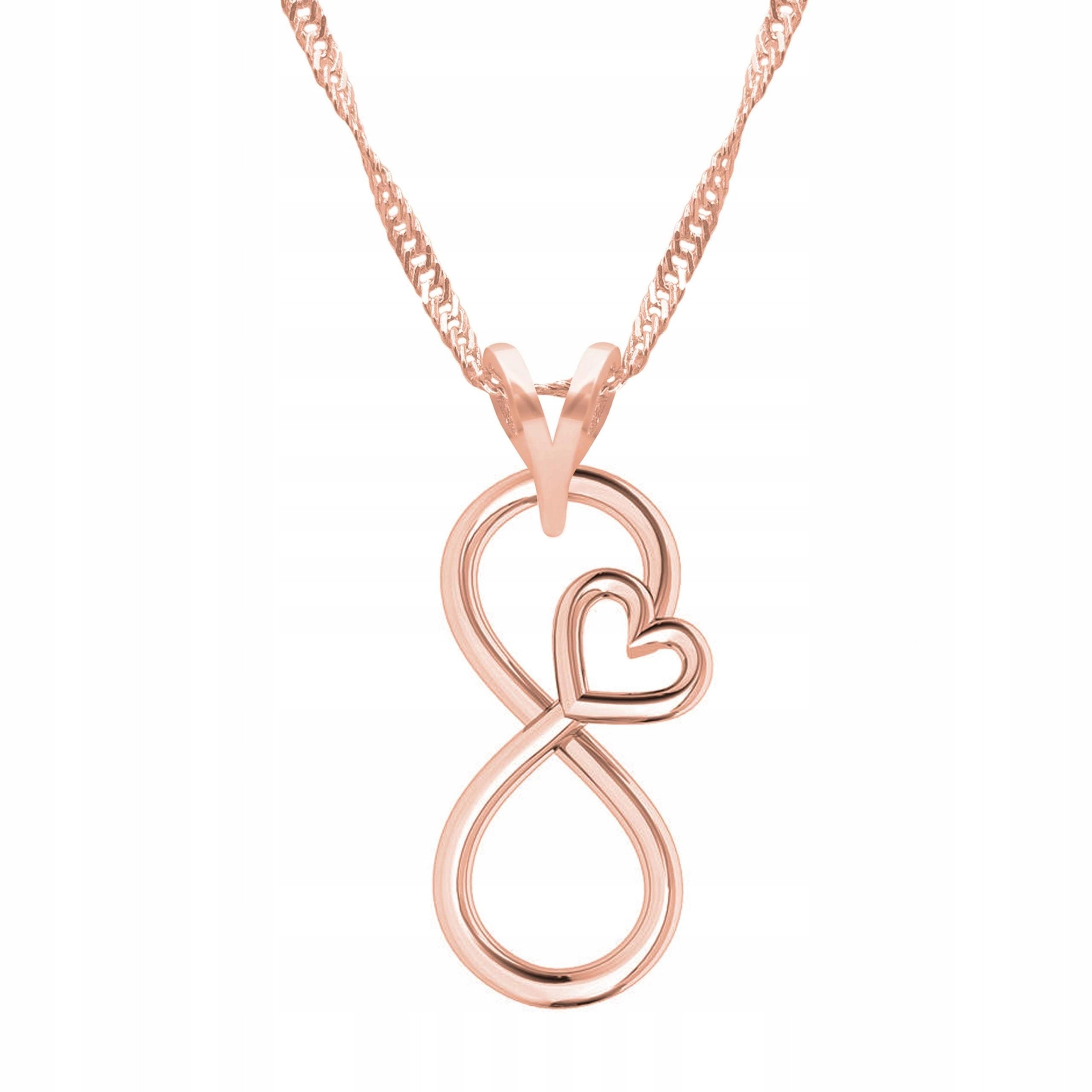 Pozlacený náhrdelník s nekonečnem Nekonečno Infinity Stříbro 925