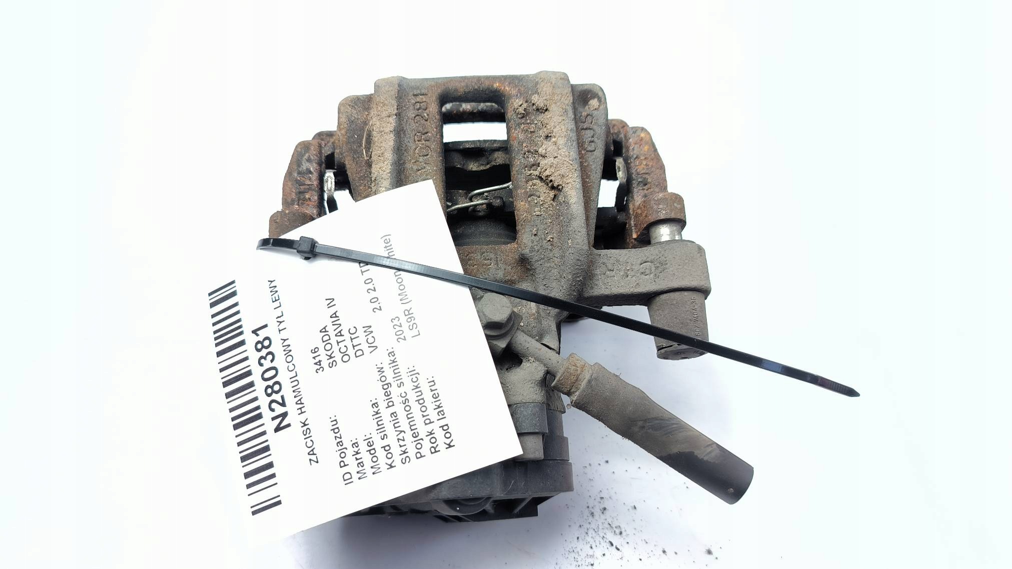 caliper brake rear part left 2.0 TDI SKODA OCTAVIA IV