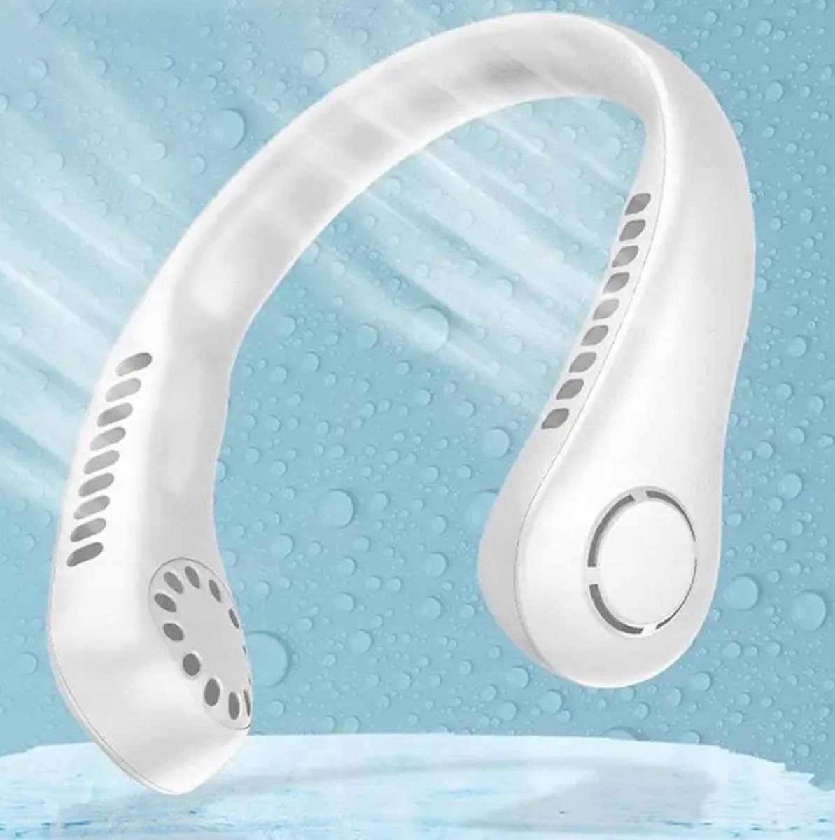 WENTYLATOR MINI PRZENOŚNY WIATRAK USB WISZĄCY SŁUCHAWKI AG921 Marka Aptel