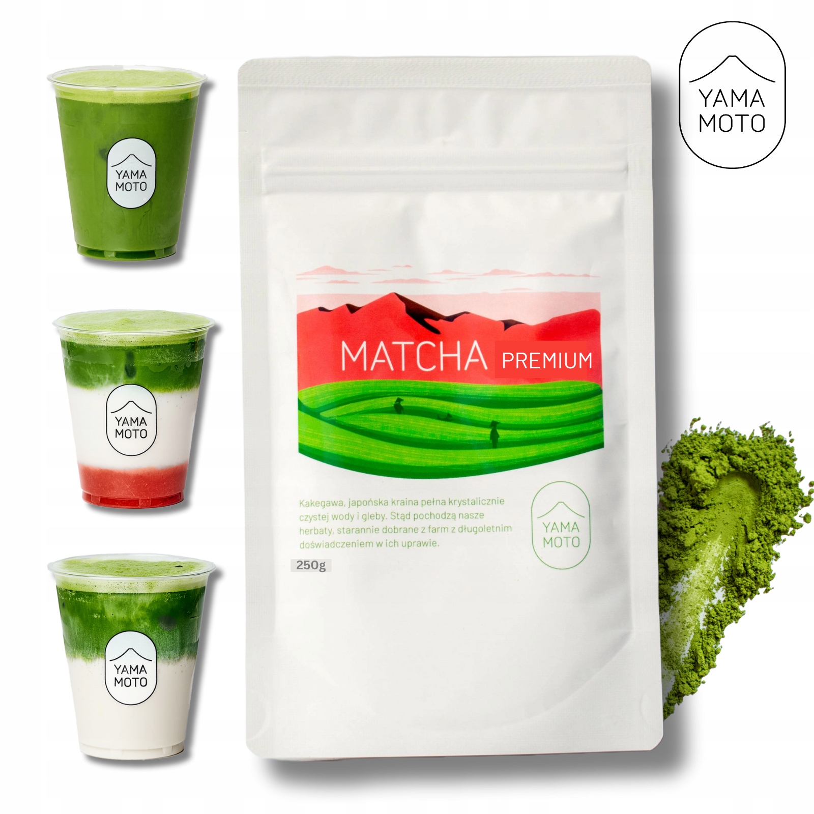 Levně Japonská Yamamoto Matcha 250 g Premium ceremoniální První sbírka