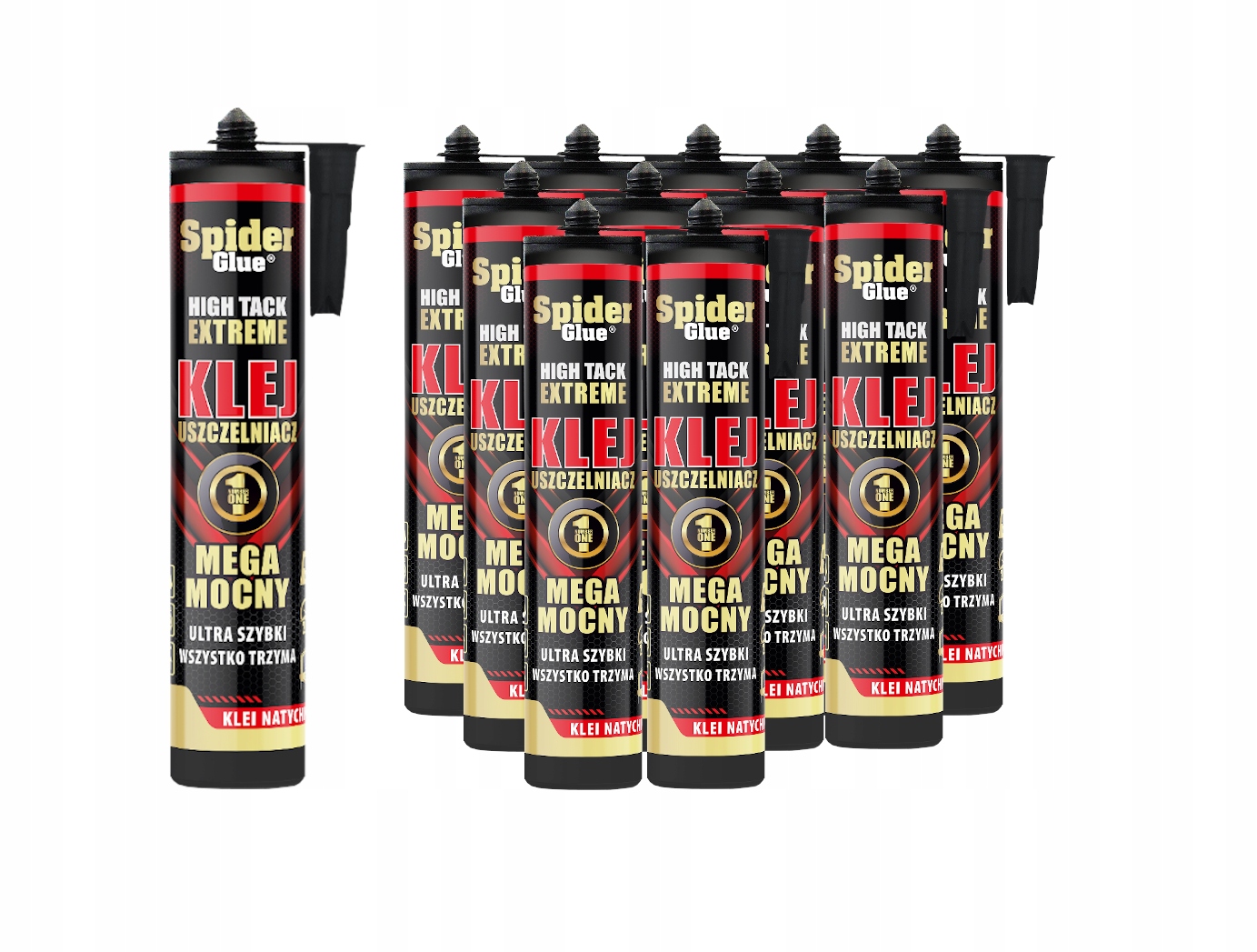 Klej Uniwersalny Budowlany Biały Uszczelniacz Spider Glue Mocny 290ML