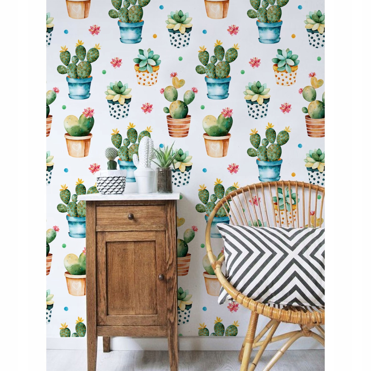 

Tapeta ścienna Kaktus rośliny sukulenty 290x290 cm