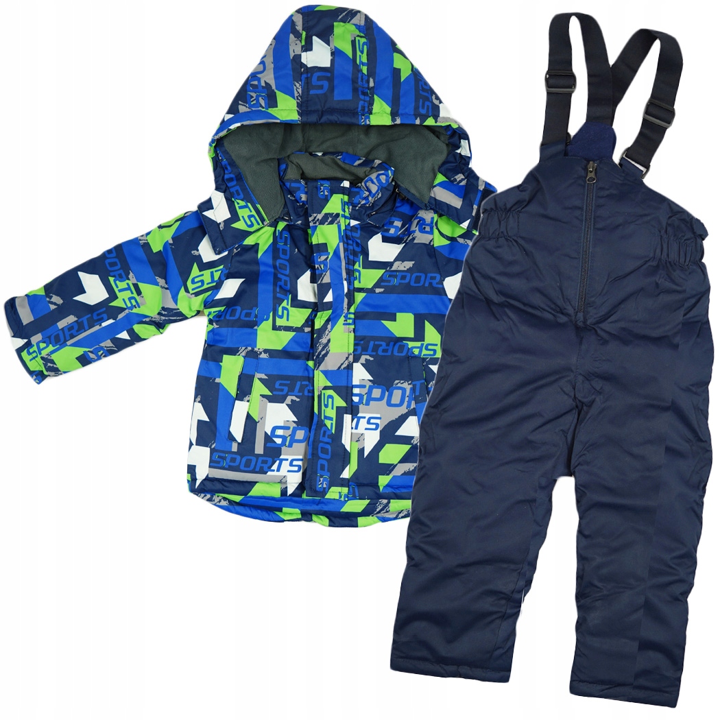 

Zimowy Kombinezon dwuczęściowy Sports granat r.122