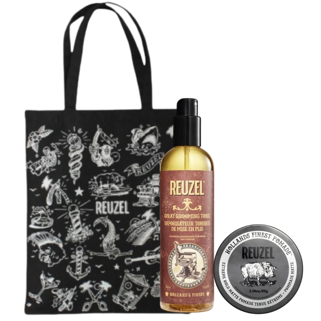 Reuzel Tonik do stylizacji włosów w sprayu 355ml Mocna pomada matowa 95g