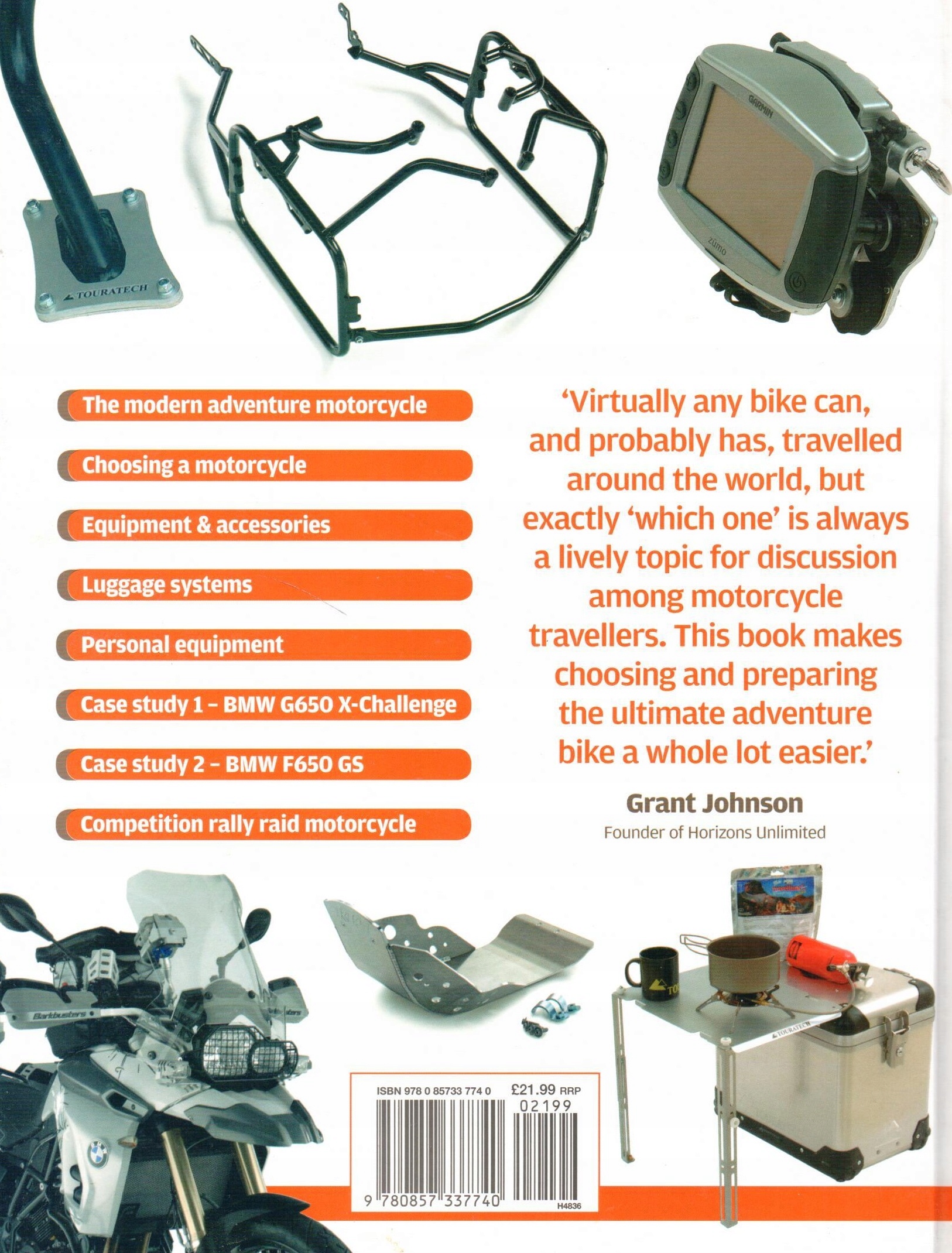 MOTOCYKL DO DALEKICH PODRÓŻY WYBÓR KOMPLETOWANIE I ADAPTACJA Język publikacji angielski