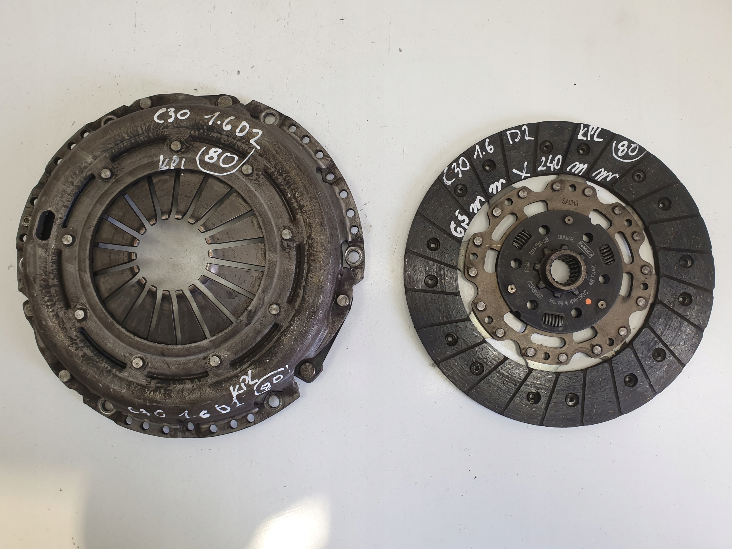 Volvo S40 II V50 C30 1.6 D МУФТА В СБОРЕ