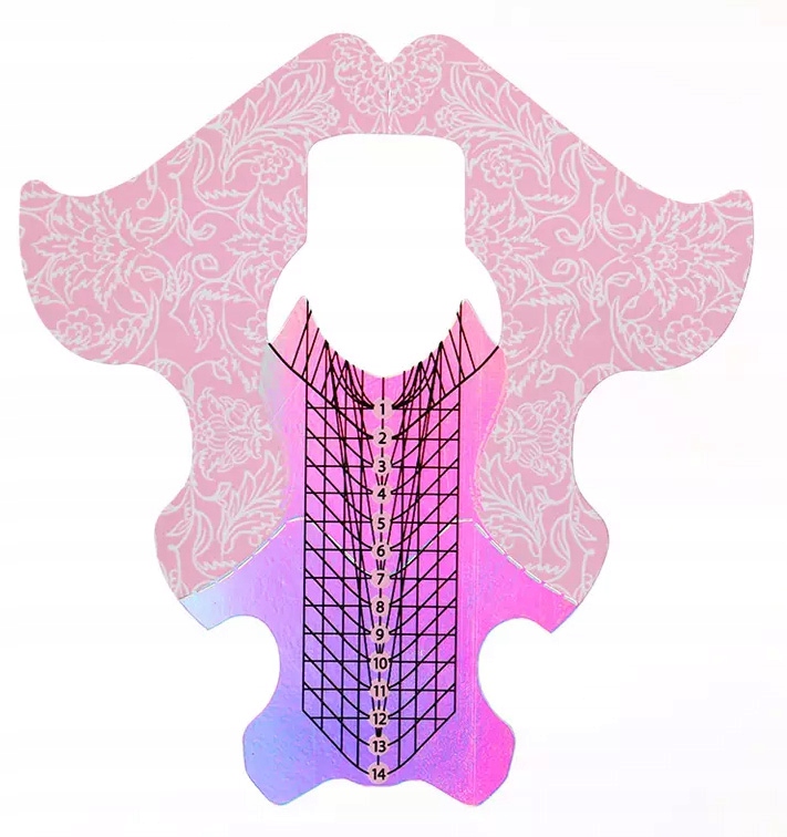 SZABLONY FORMY DO PAZNOKCI SYRENKA RÓŻOWE 500 SZT. Marka Beautiona