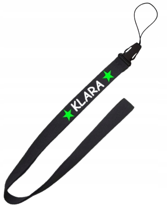 Smycz na pendrive-a z imieniem - gwiazdki