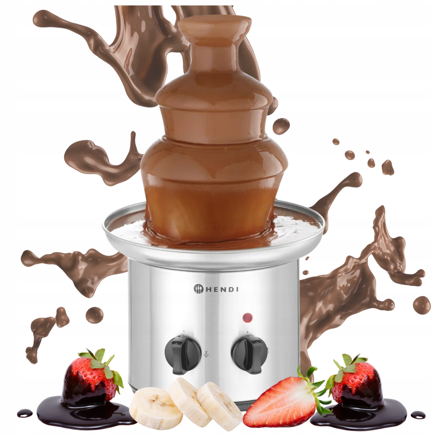 Fontána 3-úrovňová Hendi 39 Cm Nerezová Ocel Dům Restaurace