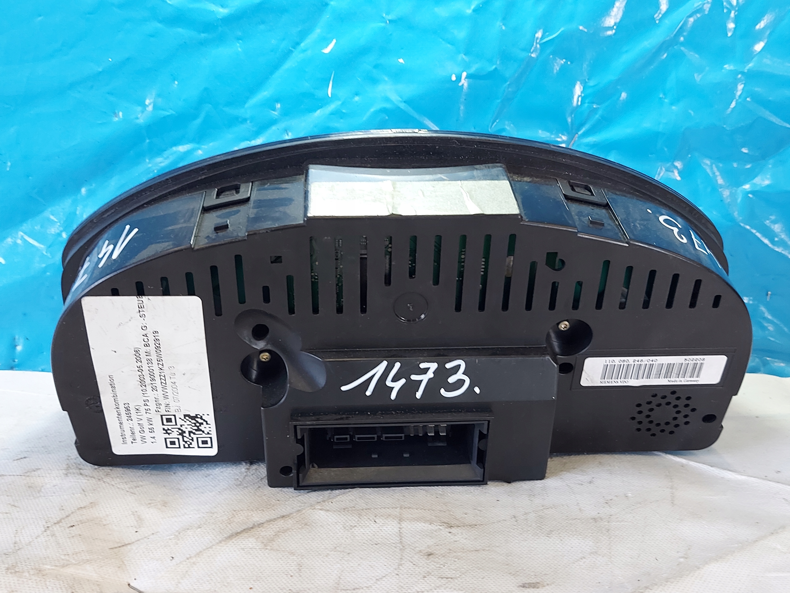 dials clock VW GOLF V 1.4 B 1K0920851F