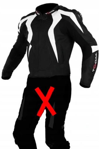 TSCHUL KURTKA MĘSKA 747 BLACK WHITE ROZMIAR 52