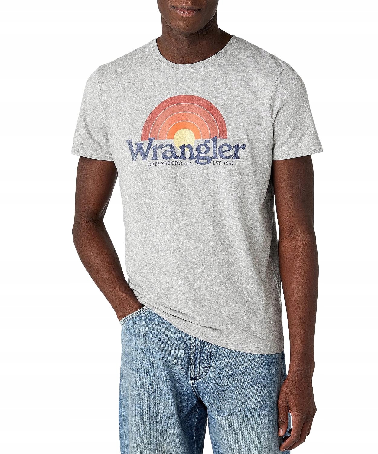 

T-shirt Wrangler Sunrise Tee W7J2D3X37 Grey Mel L