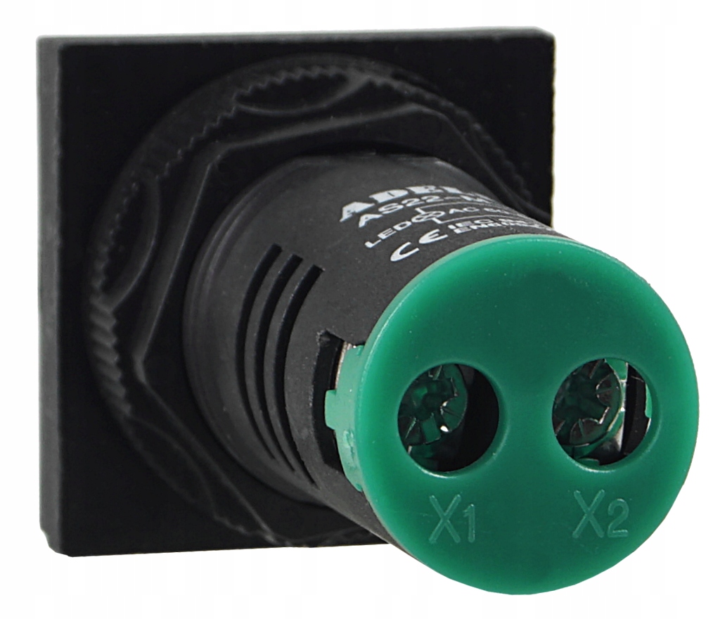 KONTROLKA WOLTOMIERZ TABLICOWY 22 MM LED 60 - 500V Marka Adelid