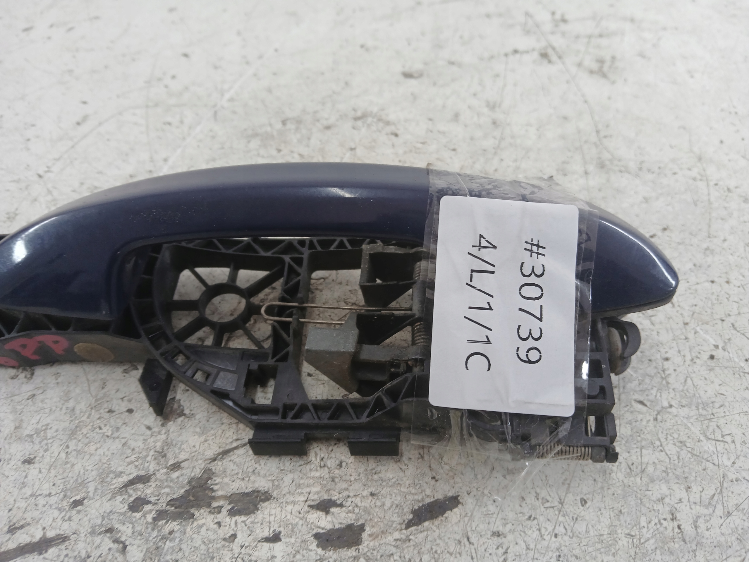 VW PASSAT B6 handle exterior right front blue