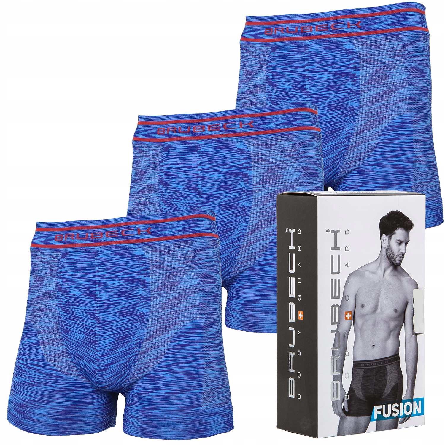 

Zestaw Bokserki Majtki Męskie 3szt Brubeck Fusion