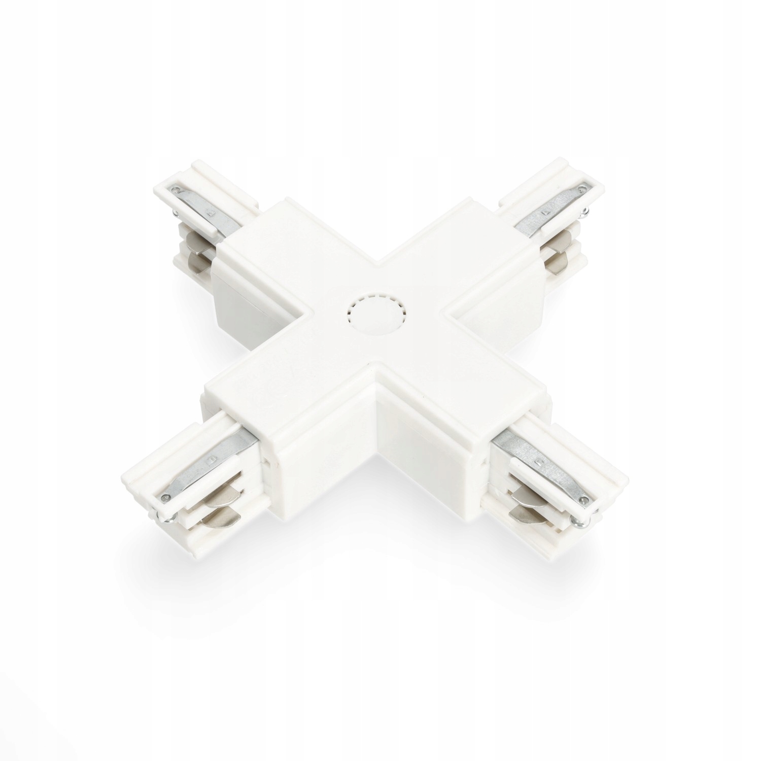 Łącznik 'X' ZEWNĘTRZNY BIAŁY do Łączenia Szyn Marka Kobi