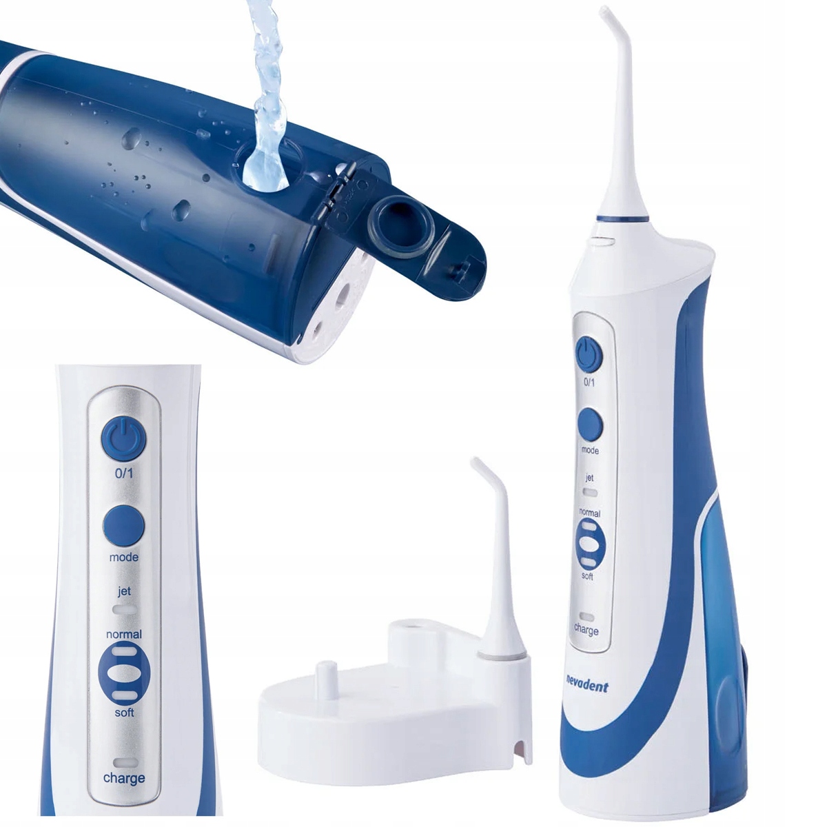 IRYGATOR DENTYSTYCZNY DO Z BOW NEVADENT NMD 3.7 BEZPRZEWODOWY Z ADOWARKA 16377665919 Allegro.pl