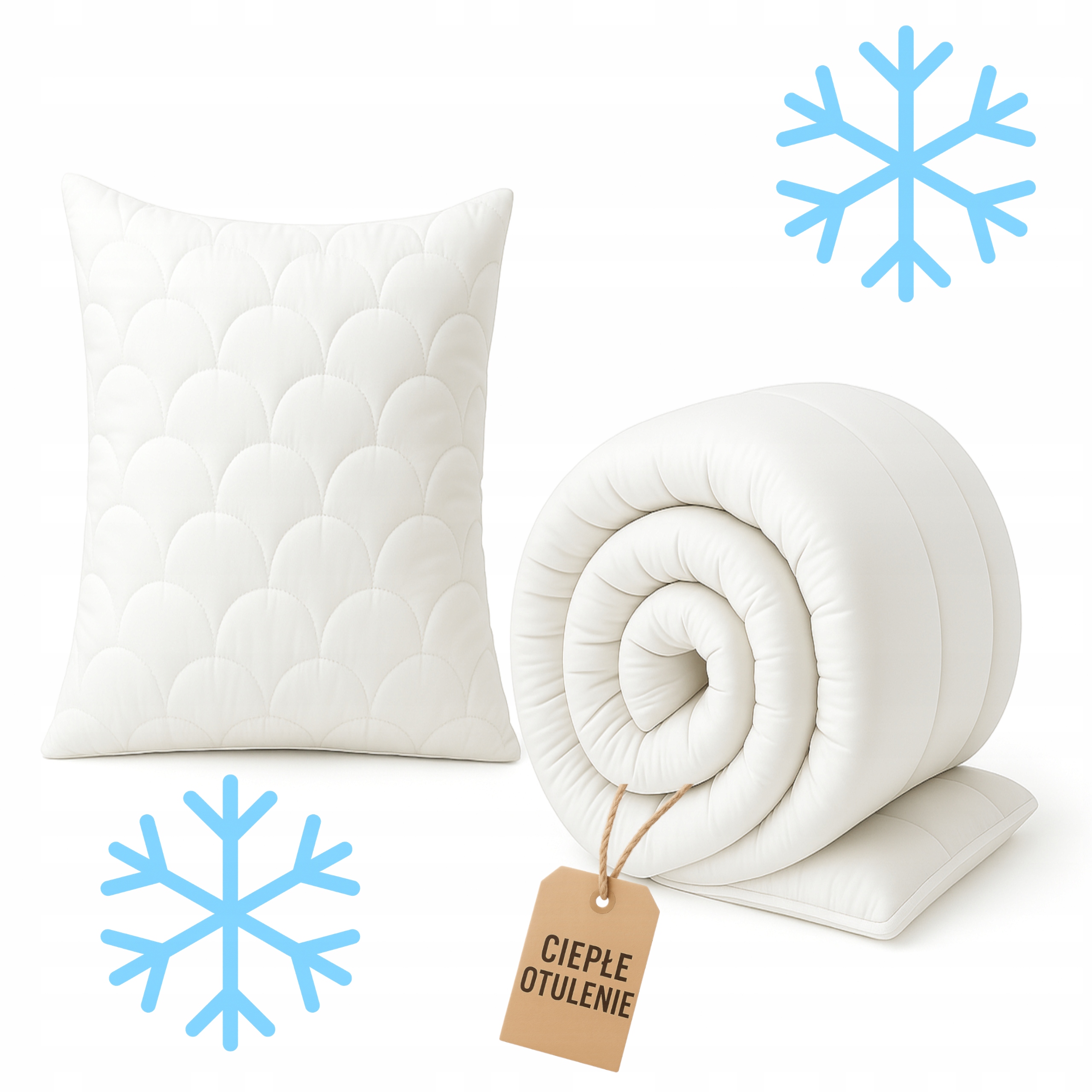 Zimní komplet Teplé ZAHALENÍ|Teplá přikrývka 160x200 polštář 70x80