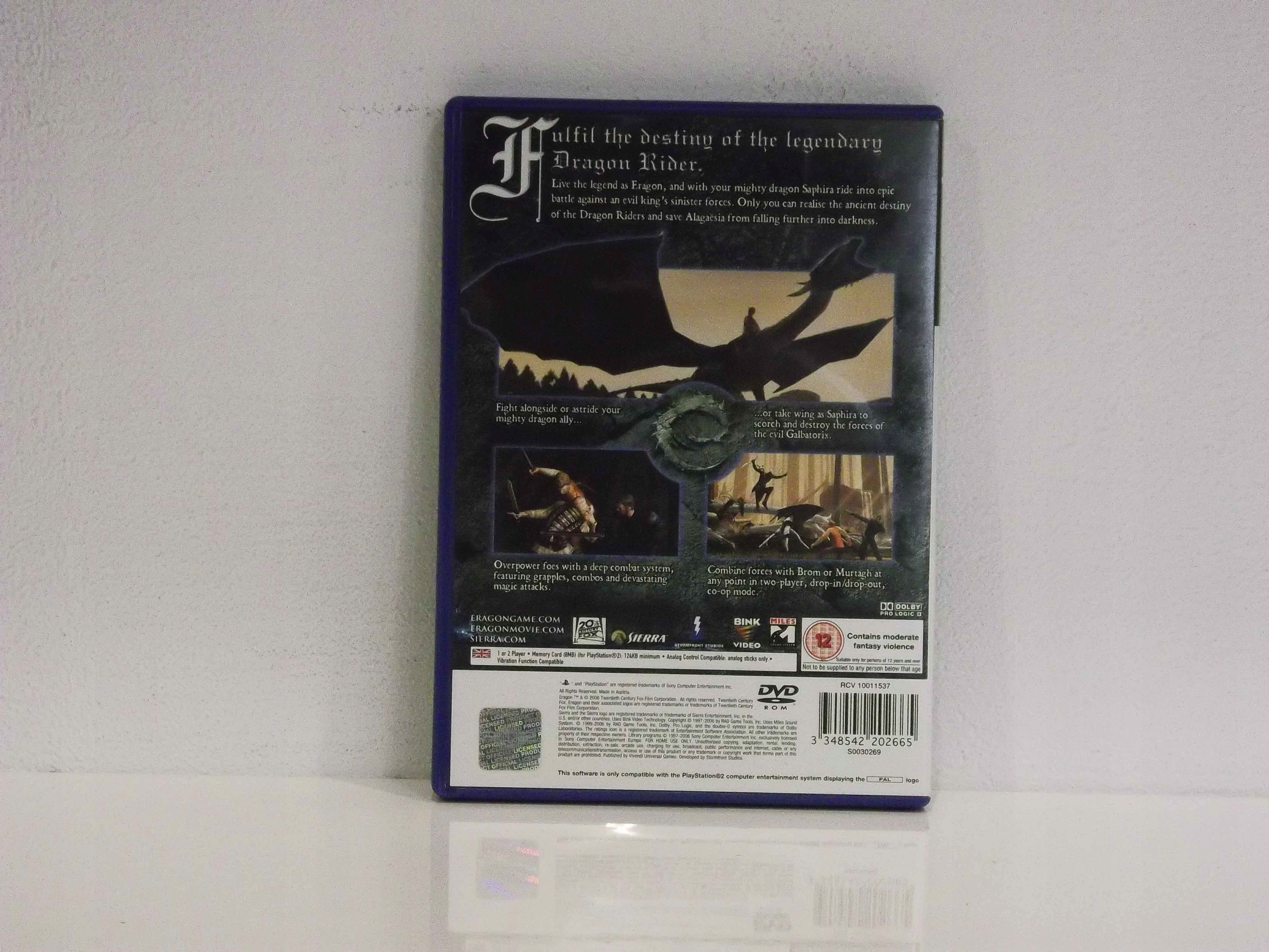 ERAGON PS2 Tematyka gry akcji