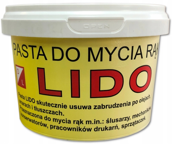 

Pasta do mycia rąk bhp Lido 0,5 l