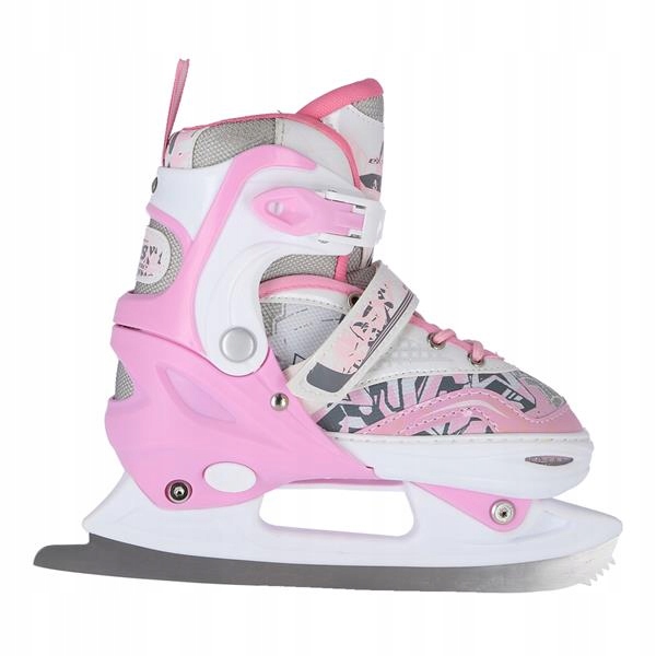 NILS ŁYŻWOROLKI Różowe SOLIDNE WYGODNE r. 39-42 Rozmiar 39-42