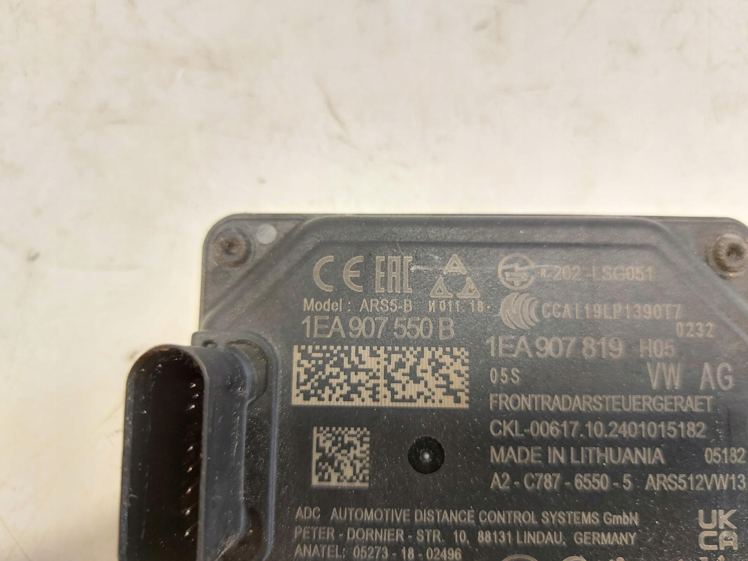 Ford Explorer VII R2KB Radar asystent supports front 1EA907550B