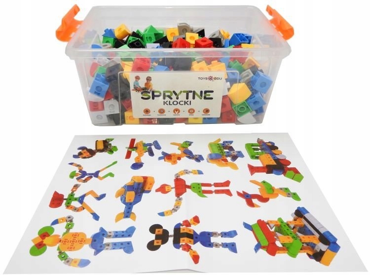 

Sprytne Klocki Kostki Konstrukcyjne 3D 300 Elem.