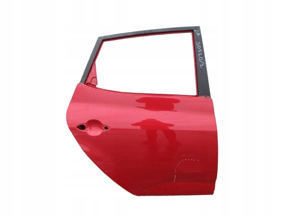 KIA VENGA 09-19 DRZWI PRAWE TYLNE - CZERWONE - PRZERYSOWANE