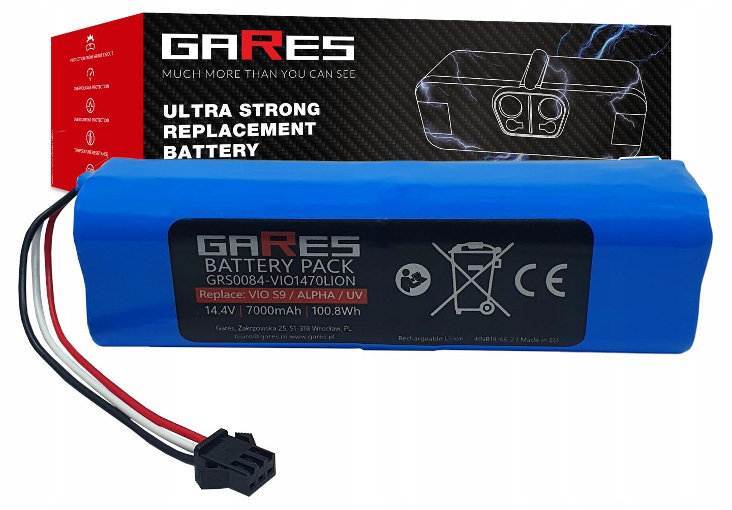 Akumulátor Gares pro Lenovo T1 Pro 14,4V 7,0Ah