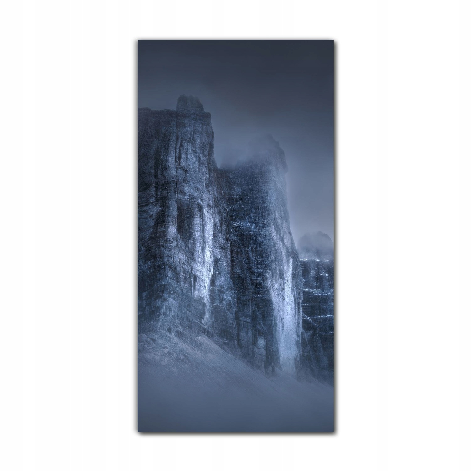 

Obraz na szkle na ścianę 70x140 Szczyt góra mgła
