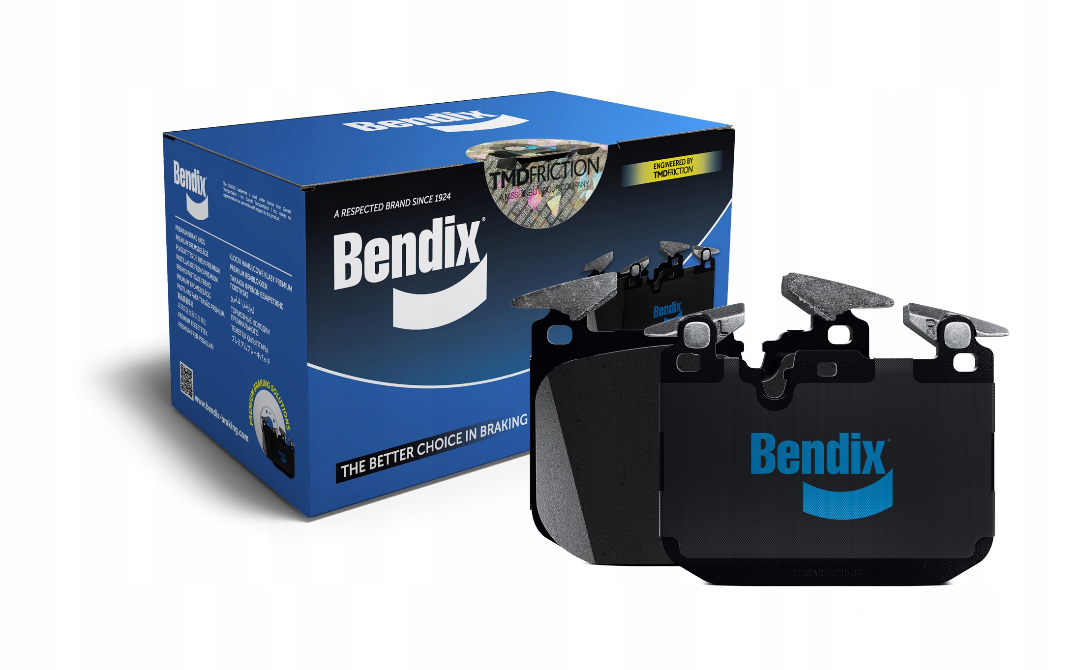Sada brzdových destiček, kotoučové brzdy Bendix Braking BPD2214
