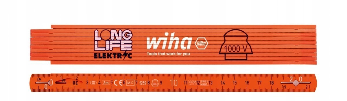 

Miara przymiar dla elektryków 2m Wiha LongLife 420