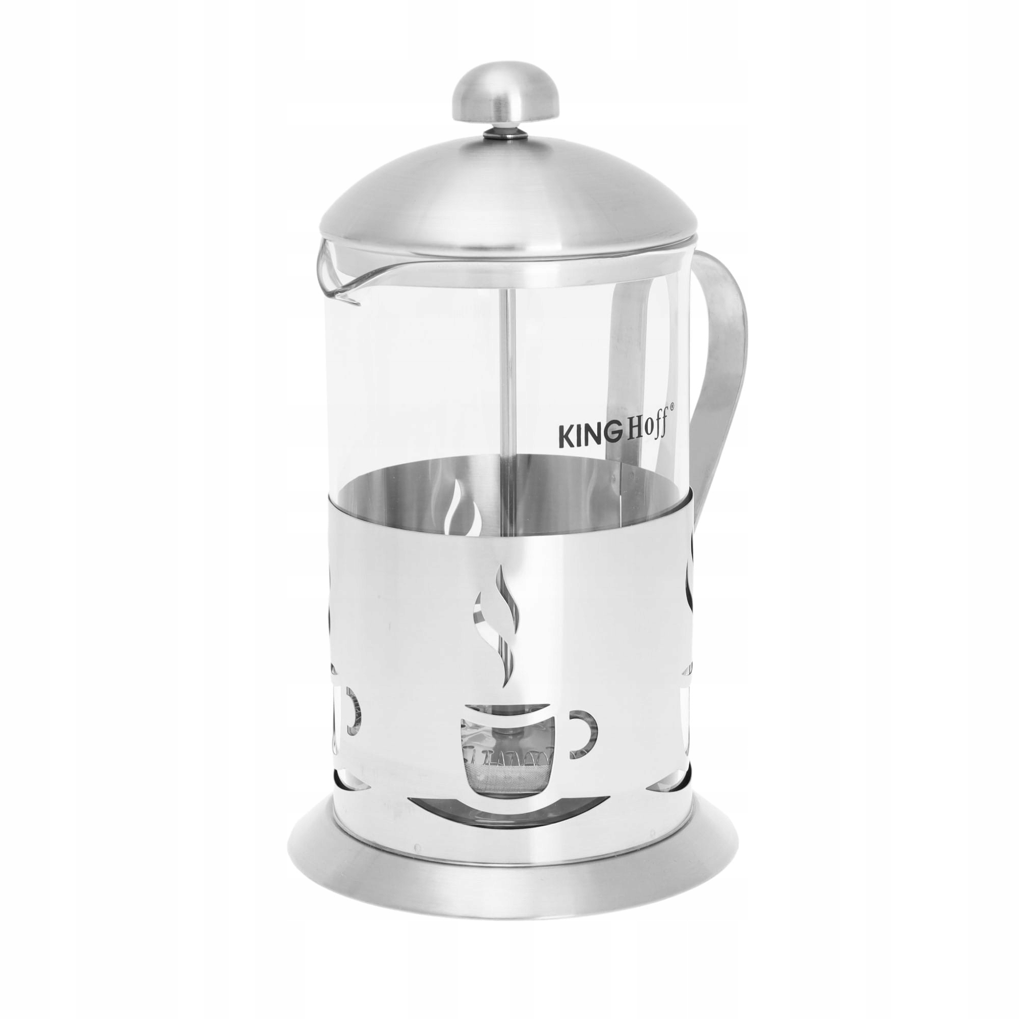 ZAPARZACZ DO HERBATY KAWY ZIÓŁ 800 ML DZBANEK FRENCH PRESS SZKLANY HERBATA Materiał stal