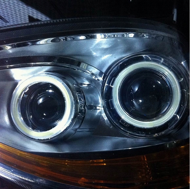 AUTO HALO RINGI COB ANGEL EYE KOMPLET Stan opakowania oryginalne