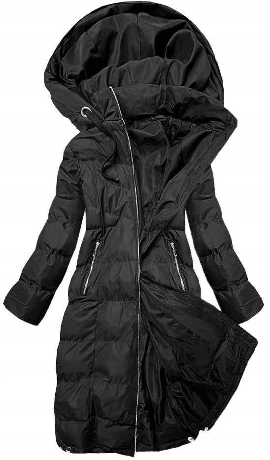 Dámská Zimní Bunda 5M736 Černá, Velikost (40)