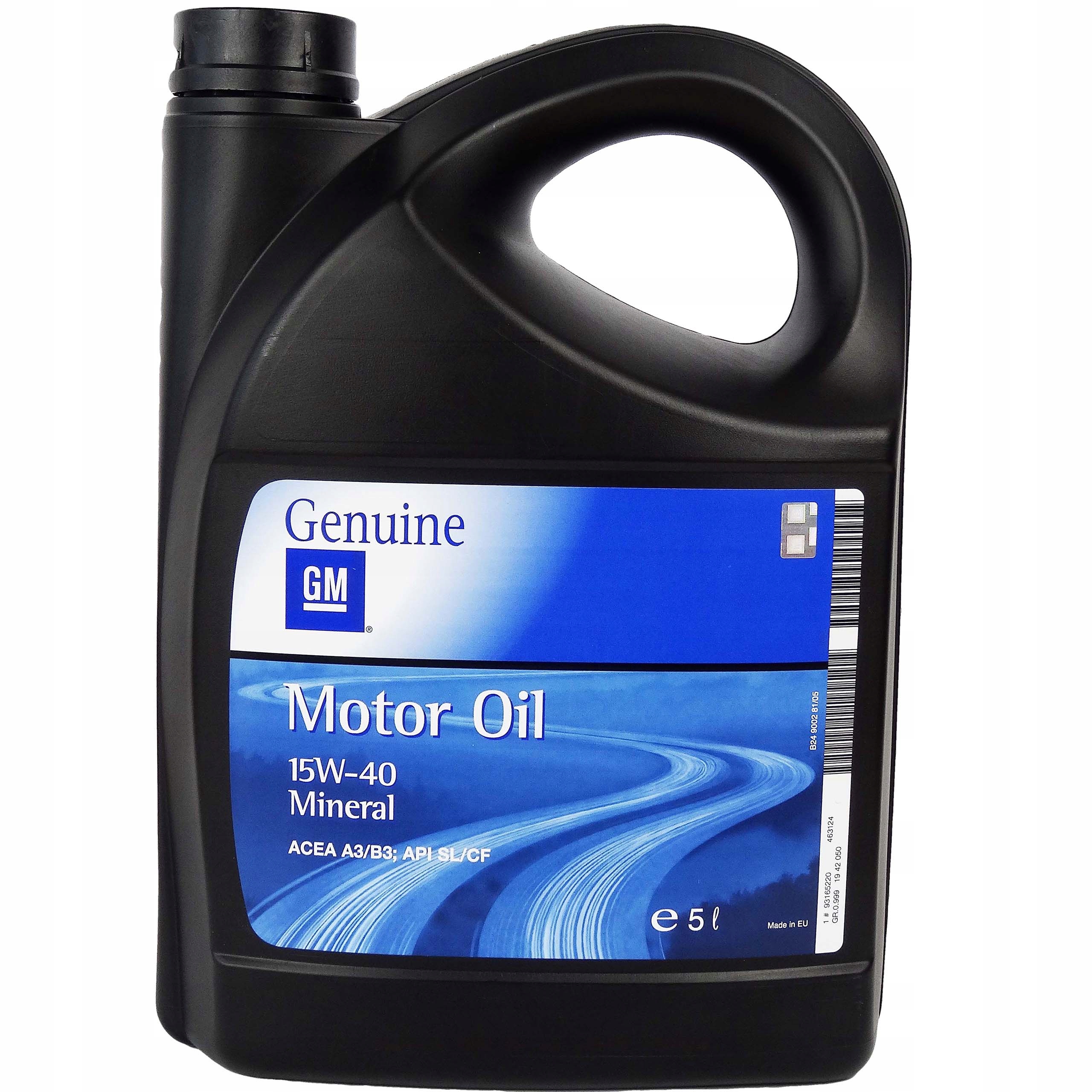 

Olej Opel General Motors Gm 15W40 Mineralny 5L