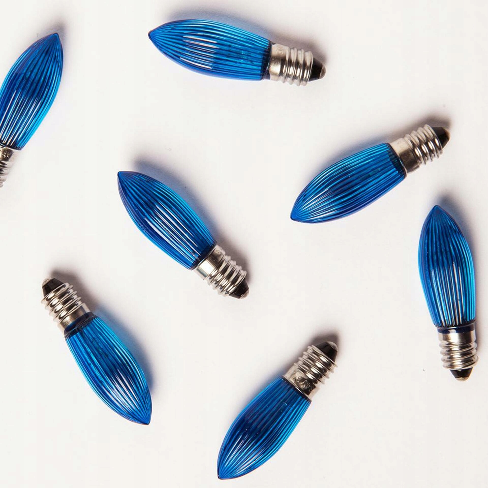 Exihand Led modrá žiarovka Filament pre svietnik 34V/0,2W, balenie 100 ks