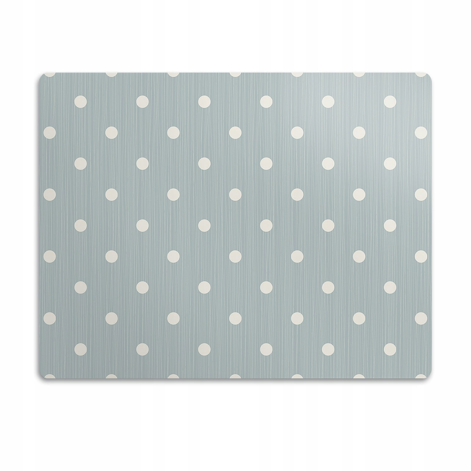 Levně Podložka pod záchod Bílé puntíky šedé pozadí 90x60