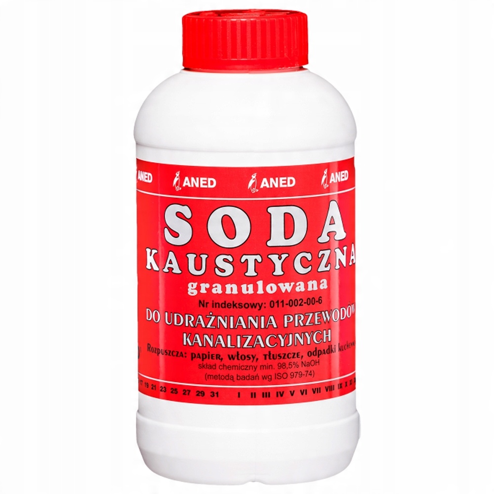 

Do udrażniania Soda Kaustyczna Aned 1kg
