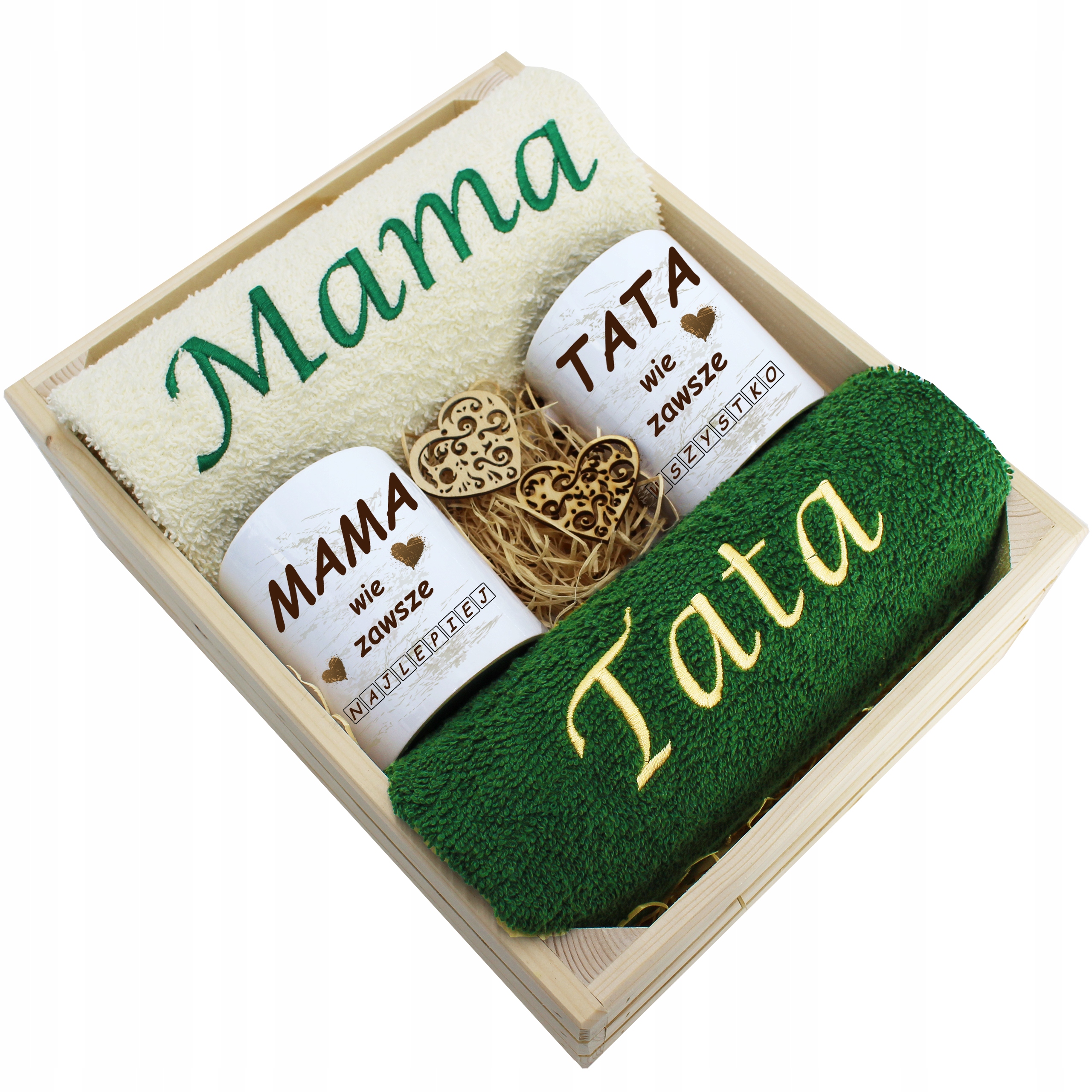 

Dla Mamy I Taty Komplet Ręczniki Kubki