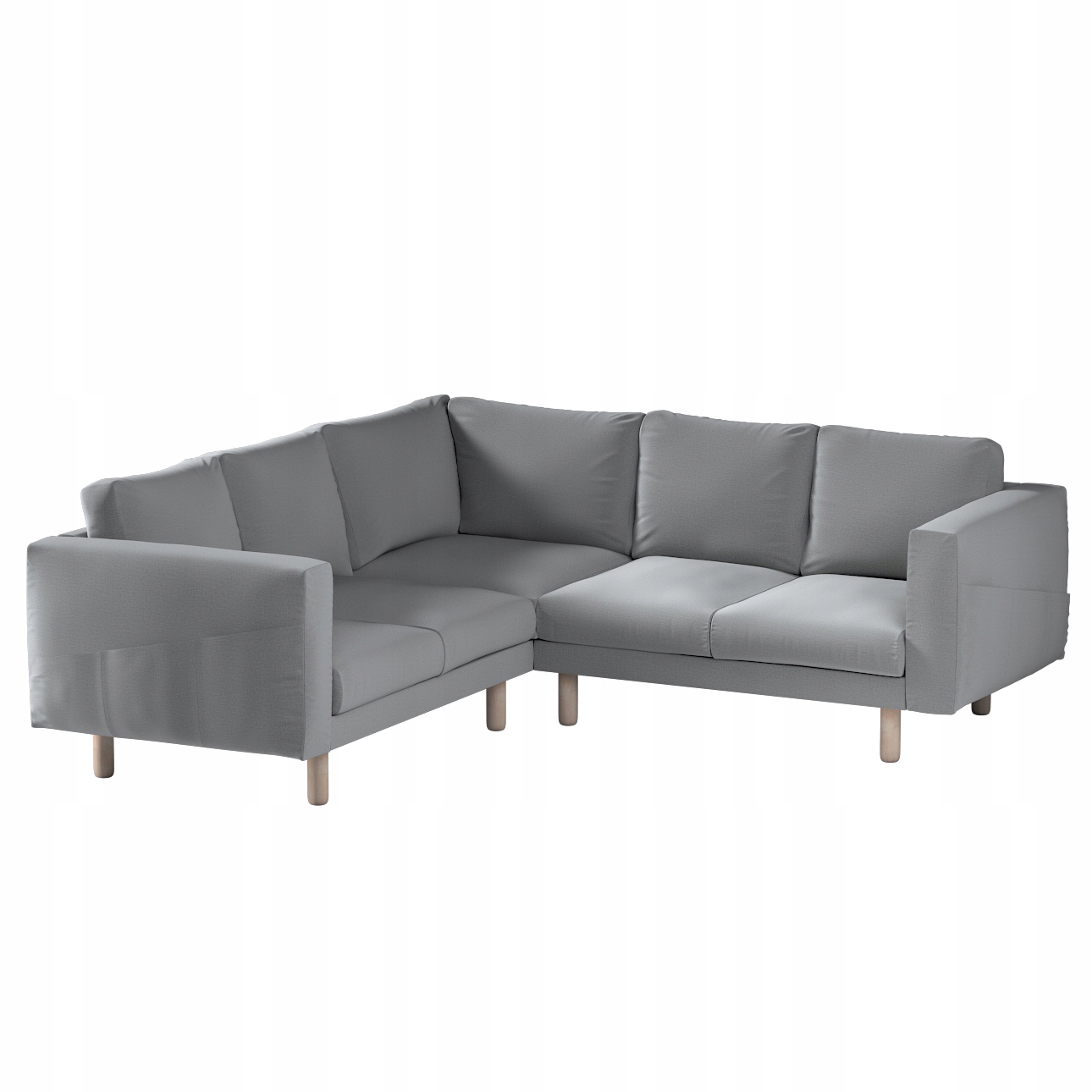 Dekoria potah na rohovou pohovku Norsborg pro 4 osoby Ikea šedý