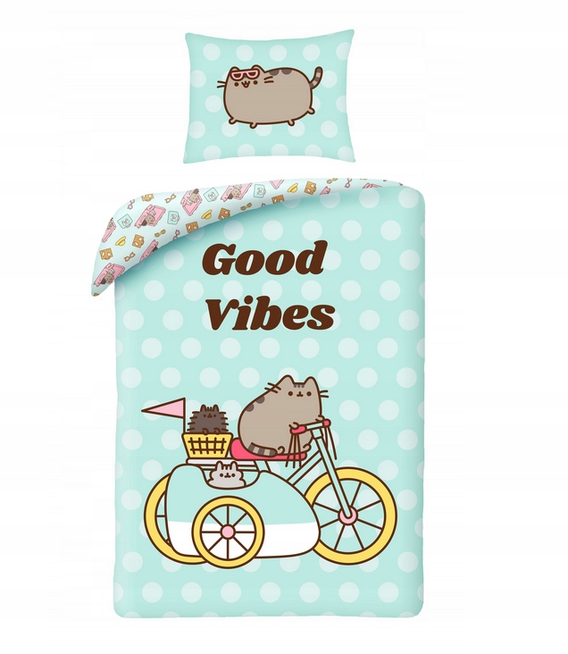 Pusheen Kotek Puszin Pościel Bawełniana 160x200 Do Pokoju Młodzieżowego