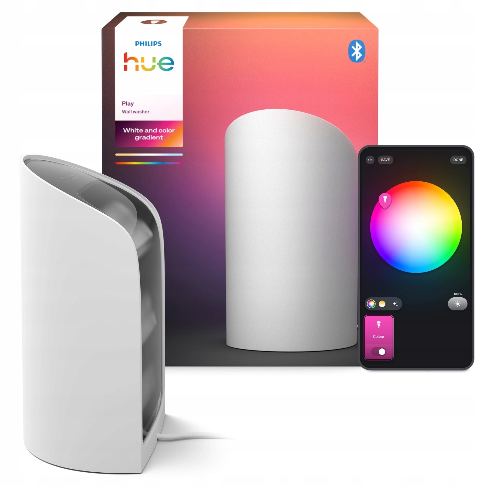 Led Rgb inteligentní stolní lampička Zigbee Play Wall Washer Philips Hue