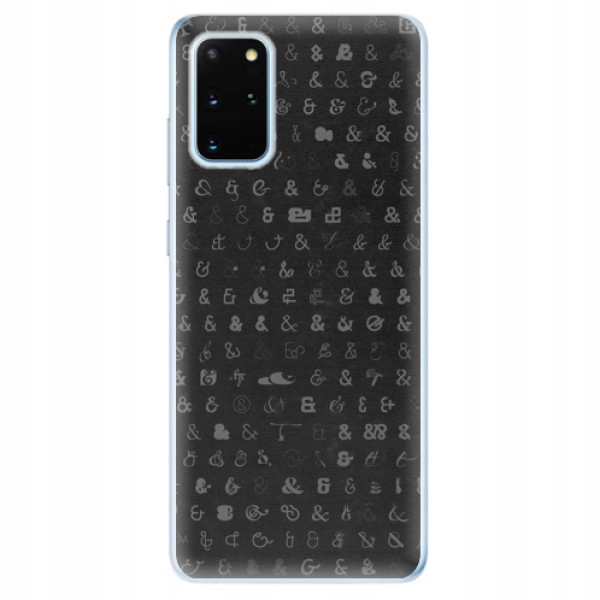 Silikonowe etui iSaprio Ampersand 01 do Samsung Galaxy S20+