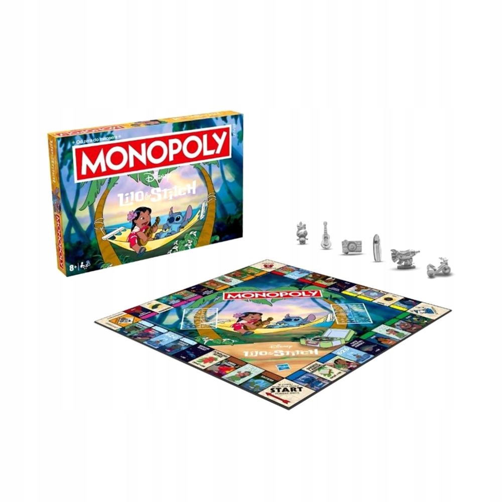 Gra Planszowa Monopoly Lilo&stitch Winning Moves