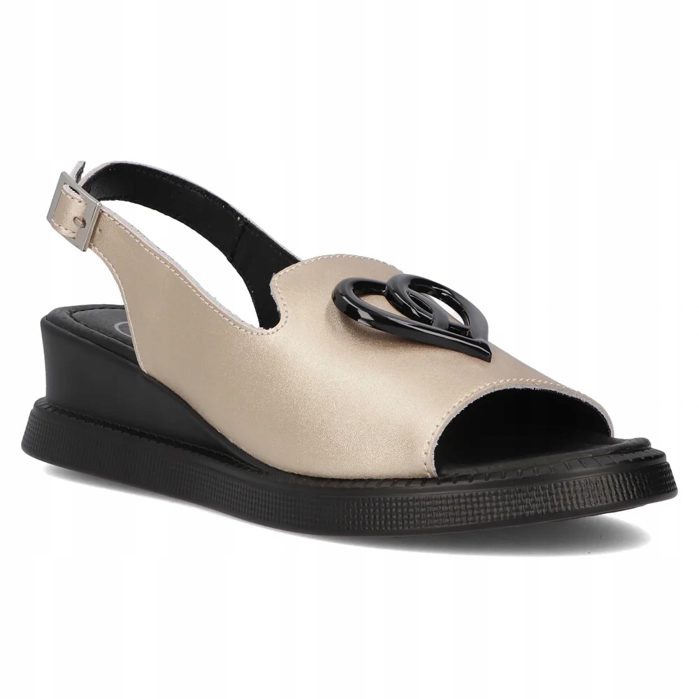 Buty damskie skórzane sandały Filippo na platformie buty letnie r.36