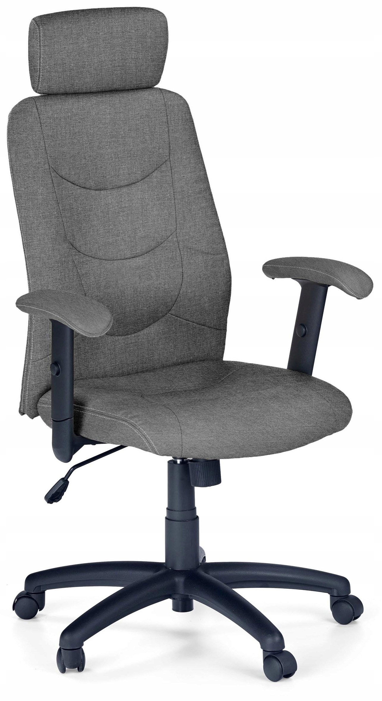 Fotel Biurowy Obrotowy Stilo 2 Szary Popiel Halmar