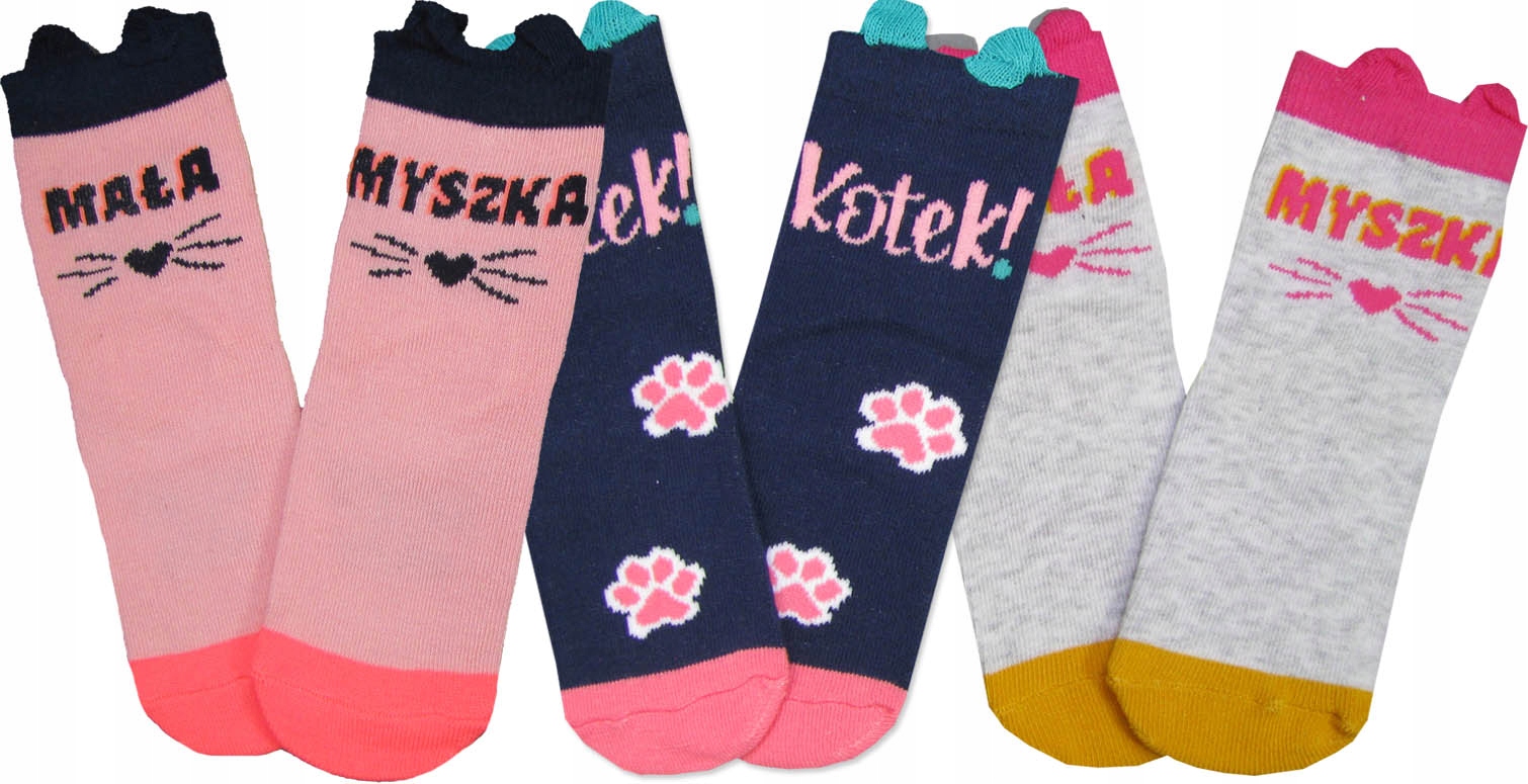 

20-22 Skarpetki bawełniane Uszka Yo! 3pack sk3D